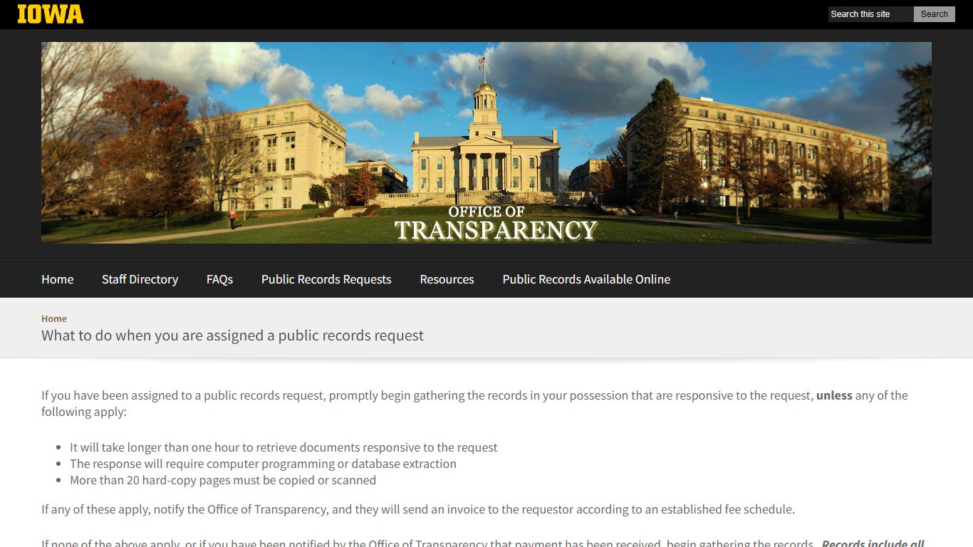 What to do when you are assigned a public records request ...