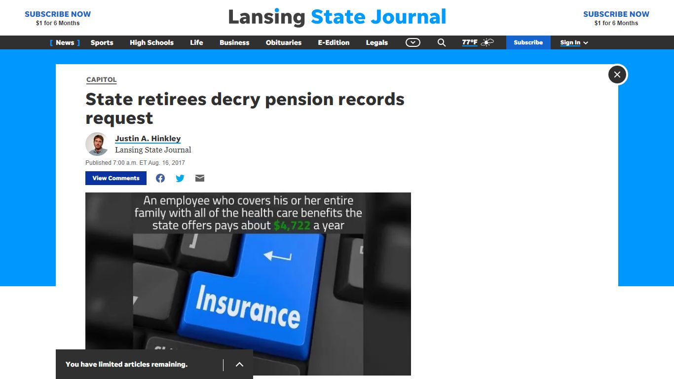 State retirees decry pension records request